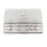 Blaze 32-Inch 4-Burner LTE Gas Grill with Rear Burner and Built-in Lighting System BLZ-4LTE3MG-NG/LP