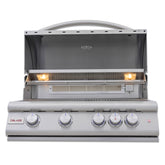 Blaze 32-Inch 4-Burner Premium LTE+ Gas Grill with Rear Burner and Built-in Lighting System BLZ-4LTE3(LP/NG)