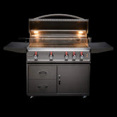 Blaze Professional 44-Inch 4 Burner Built-In Gas Grill With Rear Infrared Burner BLZ-4PRO-LP/NG