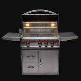 Blaze Professional LUX 34-Inch 3 Burner Built-In Gas Grill With Rear Infrared Burner BLZ-3PRO-LP/NG