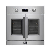 Forno Asti 30-Inch French Door Electric Wall Oven in Stainless Steel, 3.68 cu. ft. True Convection, 3,600W, Air Fry, Sous Vide, Self-Clean