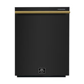Forno Pozzo 24-Inch Built-In Tall Tub Top Control Dishwasher, Black, 49 dBA, Soil-Sensing Capable, ENERGY STAR
