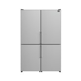 Forno Guardia 46.8-Inch Double Bottom Freezer Refrigerators, Total Capacity 21.6 cu.ft, ENERGY STAR Certified