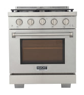Kucht Professional 30" Natural Gas Range – KFX3000X with TrueSimmer & Rocket Power Burners (Custom Body Colors)