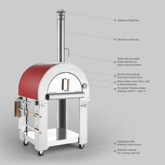 Empava Outdoor Wood Fired Pizza Oven PG06