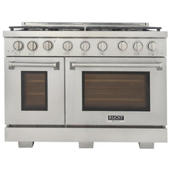 Kucht Professional 48" Natural Gas Range – KFX480 with Custom Body & Accent Knobs