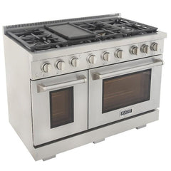 Kucht Professional 48" Natural Gas Range – KFX480 with Custom Body & Accent Knobs