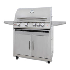 Blaze 32-Inch 4-Burner Premium LTE+ Gas Grill with Rear Burner and Built-in Lighting System BLZ-4LTE3(LP/NG)