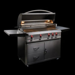 Blaze Professional 44-Inch 4 Burner Built-In Gas Grill With Rear Infrared Burner BLZ-4PRO-LP/NG