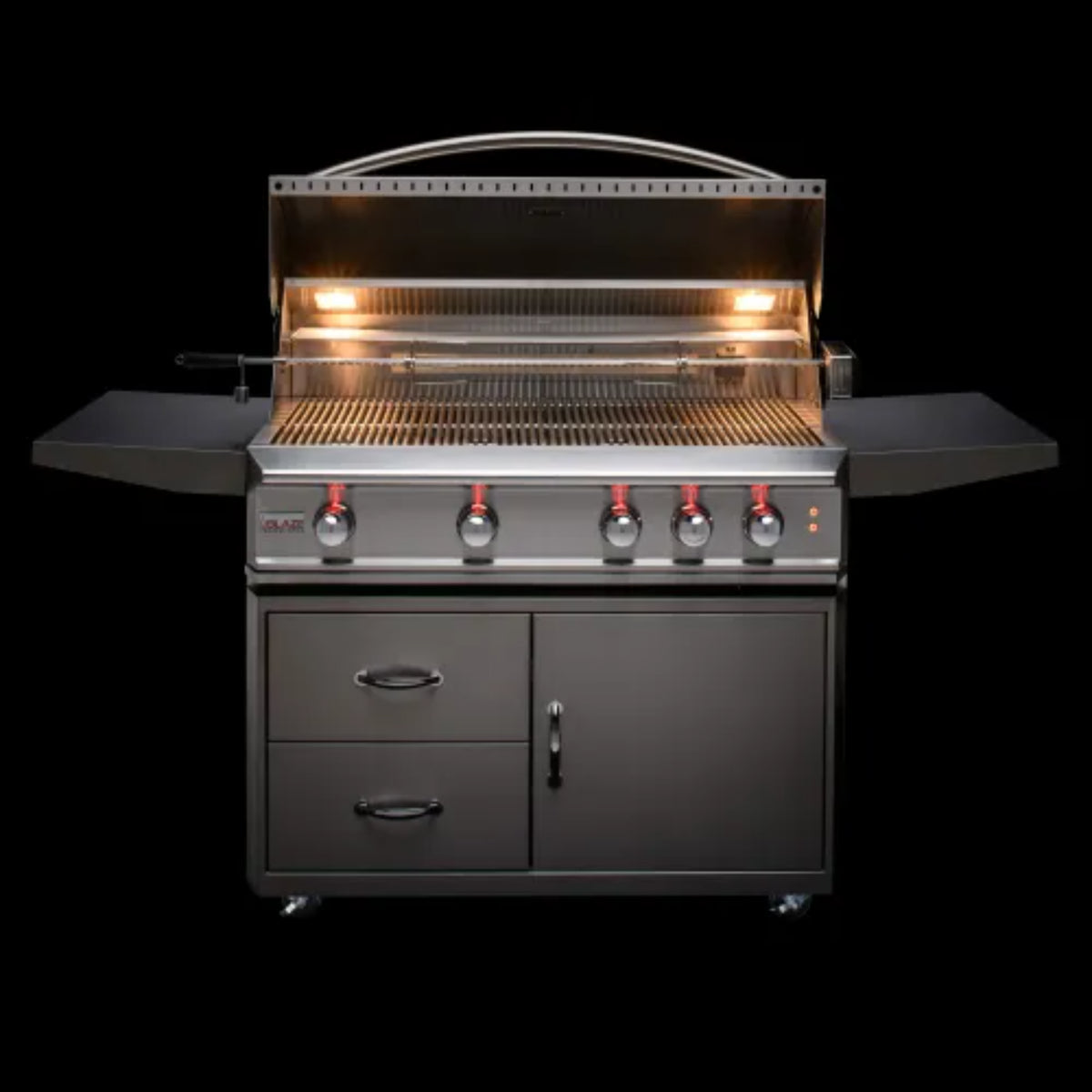 Blaze Professional 44-Inch 4 Burner Built-In Gas Grill With Rear Infrared Burner BLZ-4PRO-LP/NG