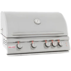 Blaze 32-Inch 4-Burner LTE Gas Grill with Rear Burner and Built-in Lighting System BLZ-4LTE3MG-NG/LP