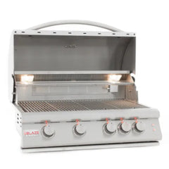 Blaze 32-Inch 4-Burner LTE Gas Grill with Rear Burner and Built-in Lighting System BLZ-4LTE2(LP/NG)