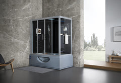 Maya Bath Platinum Catania Steam Shower Gray Left SKU111