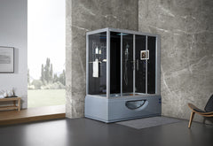 Maya Bath Platinum Catania Steam Shower Gray Right SKU107