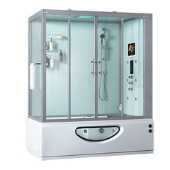 Maya Bath Platinum Catania Steam Shower White Right SKU105