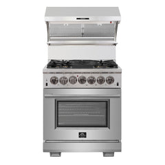 Forno Capriasca 30" Freestanding Dual Fuel Range