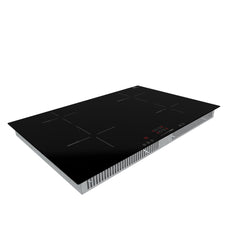 Forno Parco 30-Inch Induction Cooktop, 4 Zones, 7200W, Touch Control, 9 Power Levels & Booster Function