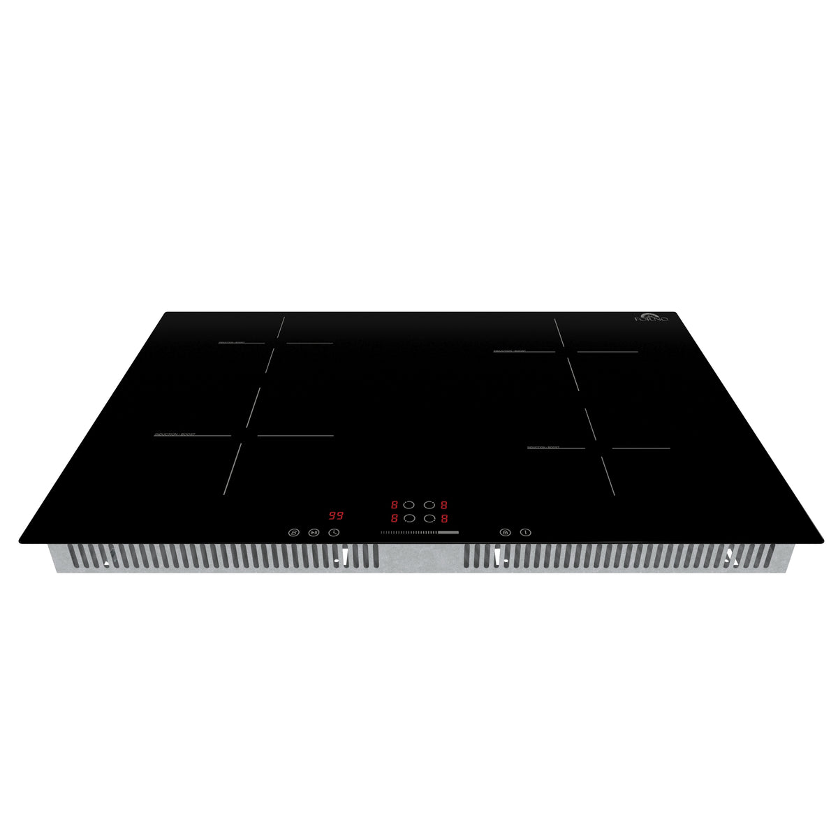 Forno Parco 30-Inch Induction Cooktop, 4 Zones, 7200W, Touch Control, 9 Power Levels & Booster Function