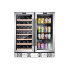 Empava Dual Zone Wine Cooler & Beverage Fridge BR04D