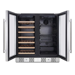 Empava Dual Zone Wine Cooler & Beverage Fridge BR04D