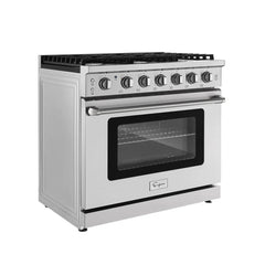 Empava 36 in. Pro-Style Slide-in Single Oven Gas Range 36GR11 EMPV-36GR11