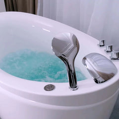 Empava 48"  Freestanding Air Massage Japanese-Style Bathtub with Reversible Drain EMPV-48JT011