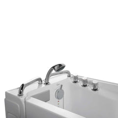 Empava 53" Freestanding Walk-in Soaking Bathtub with Left Drain EMPV-53WIT373