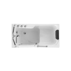 Empava 53" Freestanding Walk-in Soaking Bathtub with Left Drain EMPV-53WIT373