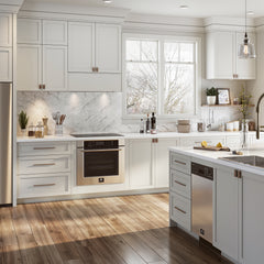 Forno Frassanito 30-Inch Insert Range Hood, 450 CFM, Stainless Steel Baffle Filters, LED Lighting