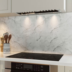 Forno Frassanito 30-Inch Insert Range Hood, 450 CFM, Stainless Steel Baffle Filters, LED Lighting