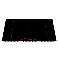 Forno Parco 36-Inch Induction Cooktop, 5 Zones, 10,200W Total Power, Touch Control, 9 Power Levels, Booster Function