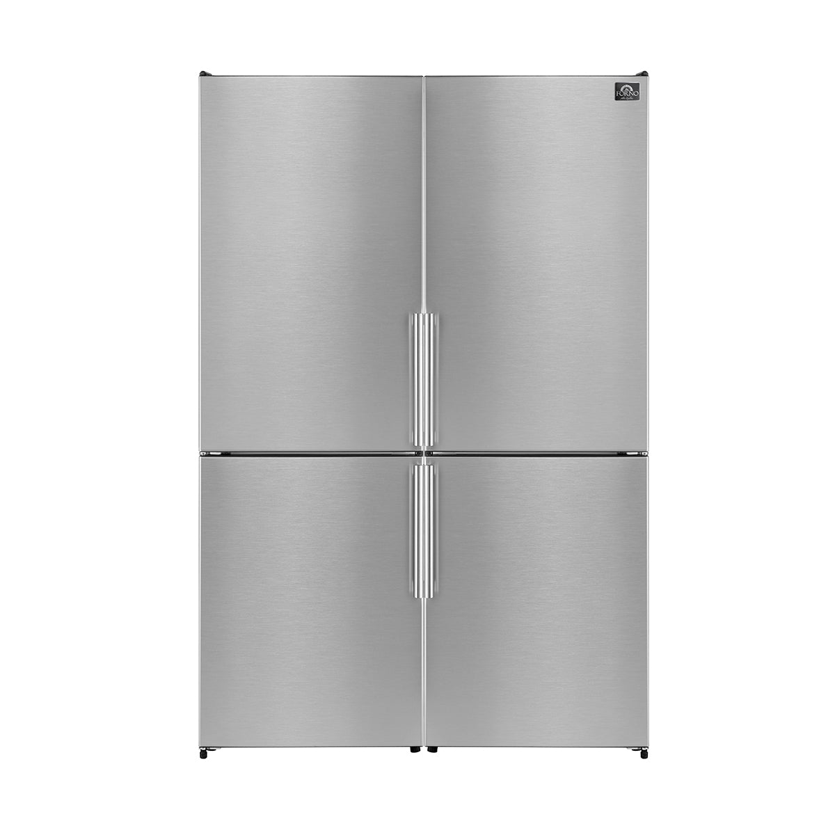 Forno Guardia 46.8" - Two 23.6" Bottom Freezer Refrigerators, Total of 21.6 cu.ft