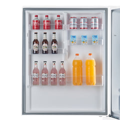 Forno Milano Espresso 31-Inch White Bottom Freezer Refrigerator, 17.2 Cu. Ft., Energy-Efficient, No Frost, Built-In Ice Maker