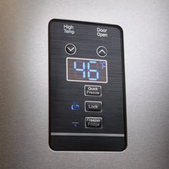 Forno Rizzuto 28-Inch Upright Convertible Freezer, 32-Inch Wide, Left Swing, Decorative Grill, ENERGY STAR Certified
