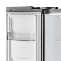 Forno Salerno 33" Side-by-Side Stainless Steel Refrigerator 15.6 cu.ft