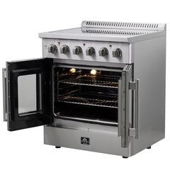 Forno Galiano 30" Freestanding French Door Electric Range