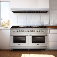 Forno Massimo 60" Freestanding Dual Fuel Range