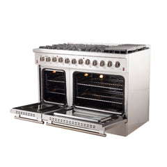 Forno Galiano 48" Freestanding Dual Fuel Range