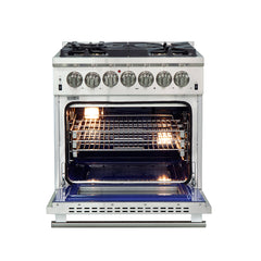 Forno Capriasca 30" Freestanding Dual Fuel Range