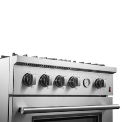 Marco 30-inch Gas Range Stainless Steel, 4 Burners 37,000 BTU, 4.32 cu.ft. Convection Oven