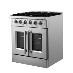 Forno Galiano 30" Freestanding French Door Gas Range