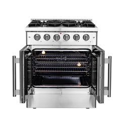 Forno Galiano 30" Freestanding French Door Gas Range