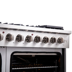 Forno Galiano 48" Freestanding French Door Gas Range