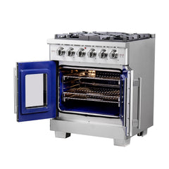 Forno Capriasca 30" Freestanding French Door Gas Range