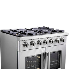 Forno Capriasca 36" Freestanding French Door Gas Range