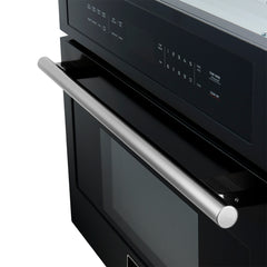 Oliena Espresso Black 30 Inch 1750 Watt Compact Oven & 1000 Watt Microwave, 1.6 cu. ft.