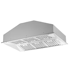Forno Altilia 48-Inch Insert Range Hood, Stainless Steel, LED Lighting, Baffle Filters