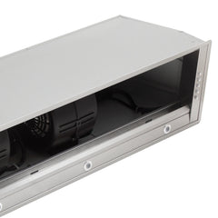 Forno Frassanito 60-Inch Recessed Range Hood, Stainless Steel Baffle Filters, LED Lighting