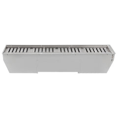 Forno Frassanito 60-Inch Recessed Range Hood, Stainless Steel Baffle Filters, LED Lighting