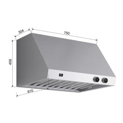 Forno Biagio 30" Wall Mounted Range Hood